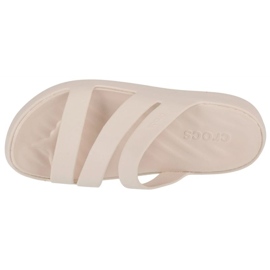 Chanclas Crocs Getaway Strappy Sandal 209587-160 beige 2