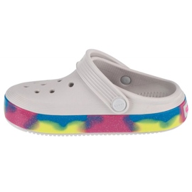 Chanclas Crocs Off Court Glitter Band Zuecos para niños 209714-1FS blanco 1 Chanclas Crocs Off Court Glitter Band Zuecos para niños 209714-1FS blanco 1