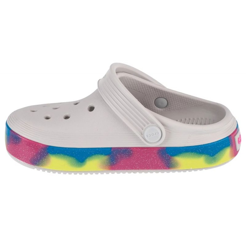 Chanclas Crocs Off Court Glitter Band Zuecos para niños 209714-1FS blanco 1 Chanclas Crocs Off Court Glitter Band Zuecos para niños 209714-1FS blanco 1