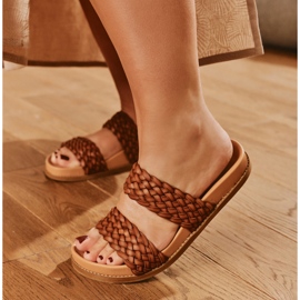 Marco Shoes Chanclas Scanno marrón 5