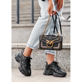News Zapatillas Deportivas Chunky Mujer Sneakers Negro Toderus 5