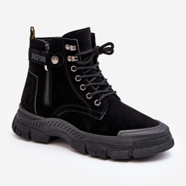 PS1 Botines Trapper de ante con aislamiento Jailina para mujer negro 7