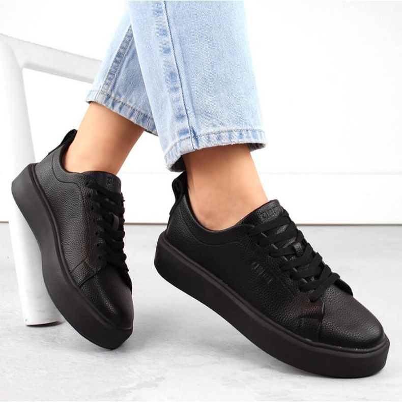 Zapatillas deportivas con plataforma Big Star INT2001A negro 1