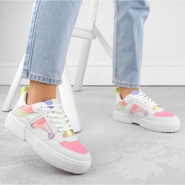 Zapatillas deportivas con plataforma Big Star INT2002 blanco-multicolor 2