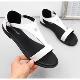 Sandalias mujer Vinceza 17322 blanco 4