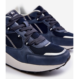 INBLU Zapatillas Deportivas Hombre Sneakers IU000006 Azul Marino 4