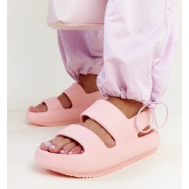 Sandalias Attiana rosa rosado 2