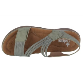 Sandalias Rieker W 64870-52 verde 3