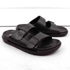 Chanclas de espuma para hombre con hebillas, negro Big Star NN174597 1