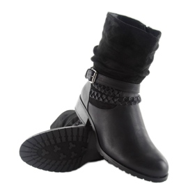 Botas estilo militar 632-pa negro 1