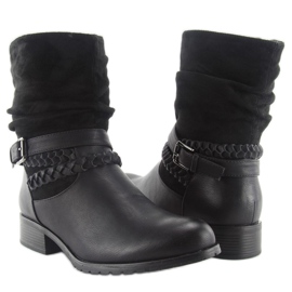 Botas estilo militar 632-pa negro 3