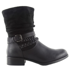 Botas estilo militar 632-pa negro 6