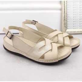 Sandalias mujer piel beige T.Sokolski L24-159 2