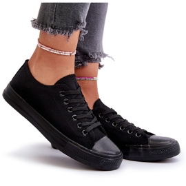 Zapatillas Bajas Clásicas Mujer Negro Caelira 8