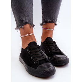 Zapatillas Bajas Clásicas Mujer Negro Caelira 6
