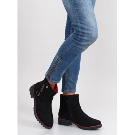 Botines Jodhpur con ribete r112p Negro 1