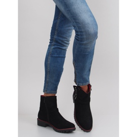Botines Jodhpur con ribete r112p Negro 2