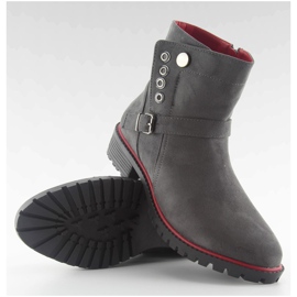 Botas Jodhpur con ribete r112p Gris 6