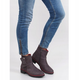 Botas Jodhpur con ribete r112p Gris 1 Botas Jodhpur con ribete r112p Gris 1