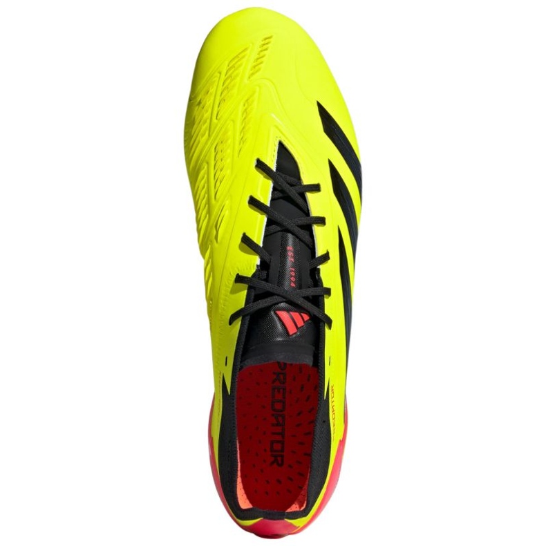 Botas de fútbol adidas Predator Elite Fg M IF5441 amarillo 1