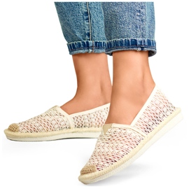 Alpargatas de malla beige, alpargatas de mujer aireadas 4