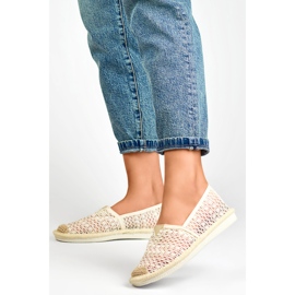 Alpargatas de malla beige, alpargatas de mujer aireadas 3