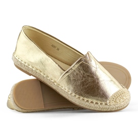 Alpargatas doradas mujer, zapatos dorados cómodos para el verano 1 Alpargatas doradas mujer, zapatos dorados cómodos para el verano 1