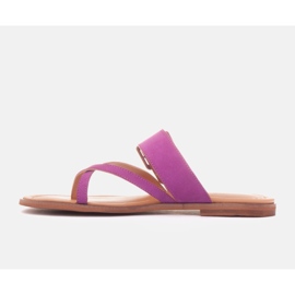 Marco Shoes chanclas bari rosado 2