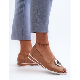Jezzi Zapatos De Salón De Mujer Con Adorno En Piel Ecológica, Biolita Beige Oscuro 6