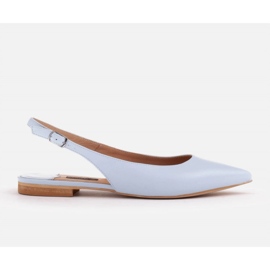 Marco Shoes Sandalias azul piel natural 6