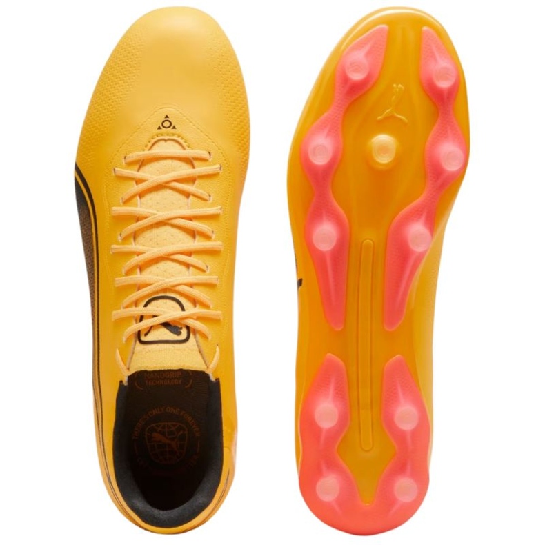 Zapatillas de fútbol Puma King Pro FG/AG M 107566 06 naranja 2