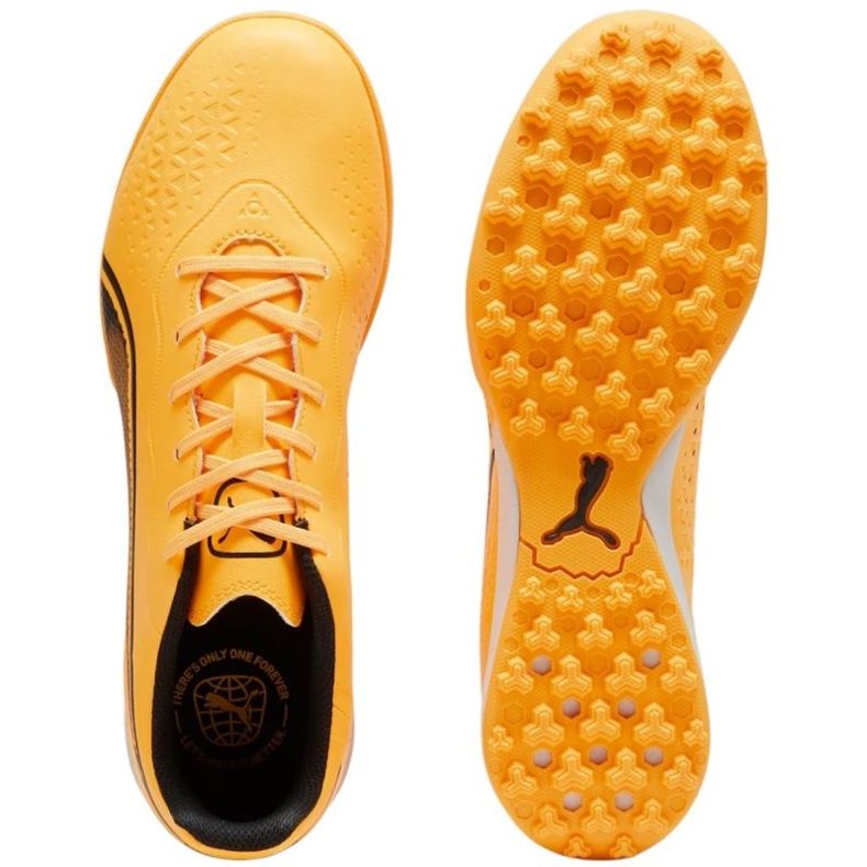 Zapatillas de fútbol Puma King Match Tt M 107260 05 naranja 2
