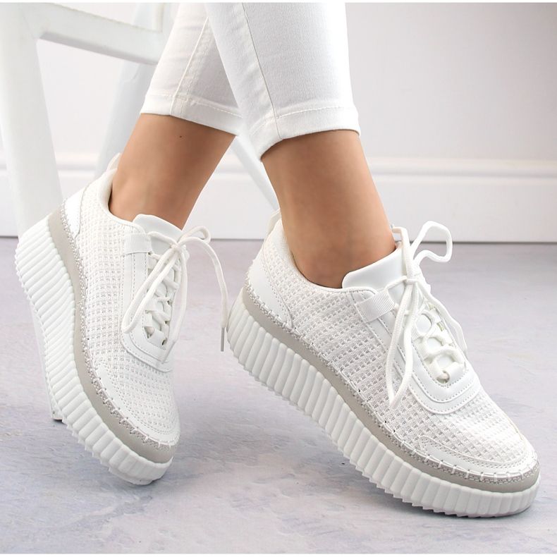 Deportivas mujer plataforma blanco McBraun 23219 1 Deportivas mujer plataforma blanco McBraun 23219 1