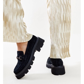 Mocasines Vinceza de piel negro 3