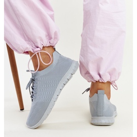 Zapatillas Mairago de tela gris. 4