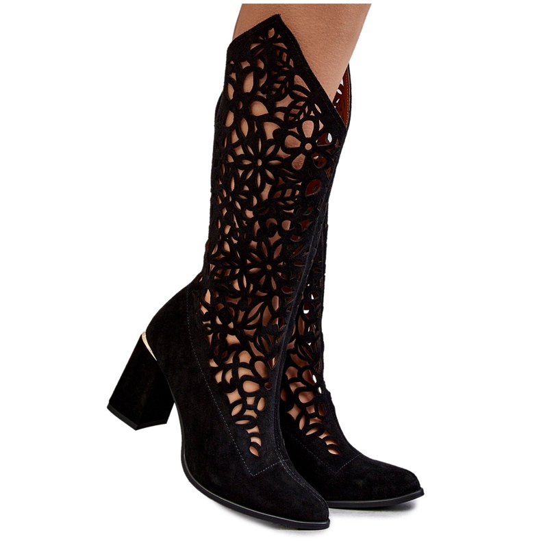 Lewski Shoes Botas Ante Calado Leski Shoes 3234 Negro 4