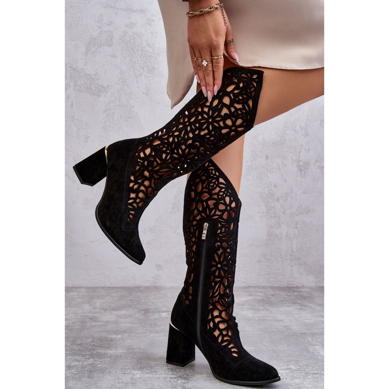 Lewski Shoes Botas Ante Calado Leski Shoes 3234 Negro 2