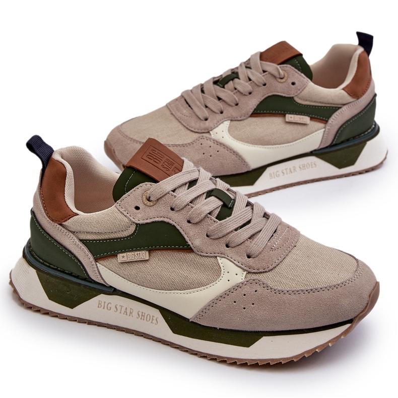 Zapatillas Hombre Memory Foam System Big Star NN174349 Beige 4