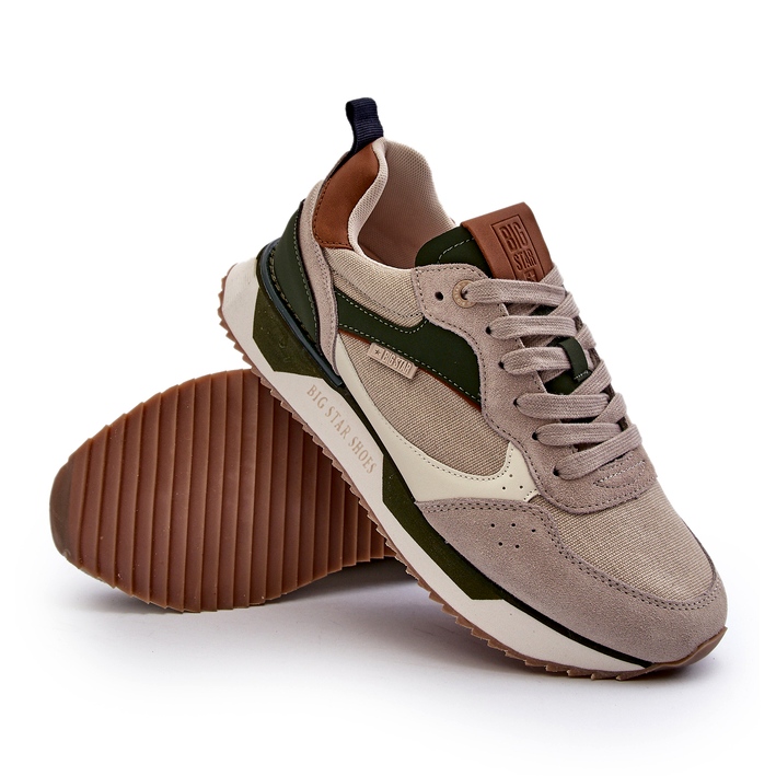 Zapatillas Hombre Memory Foam System Big Star NN174349 Beige 2