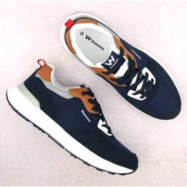 Zapatillas deportivas softshell para hombre, azul marino, Vanhorn 93301 3