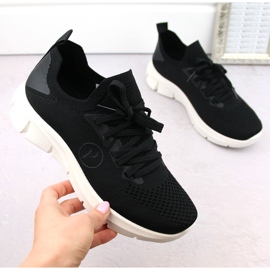 Calzado deportivo negro para mujer Potocki BK01303 4