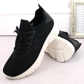 Calzado deportivo negro para mujer Potocki BK01303 6