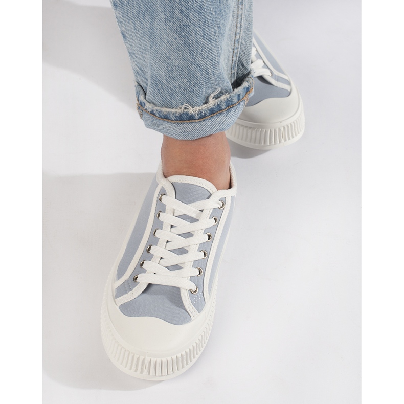Deportivas plataforma mujer celeste azul 2 Deportivas plataforma mujer celeste azul 2