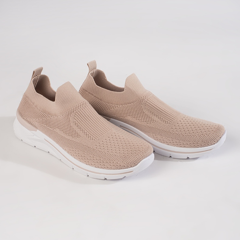 Zapatillas fitness de mujer color polvo. rosado 1