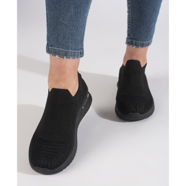 Zapatillas slip-on negras negro 3