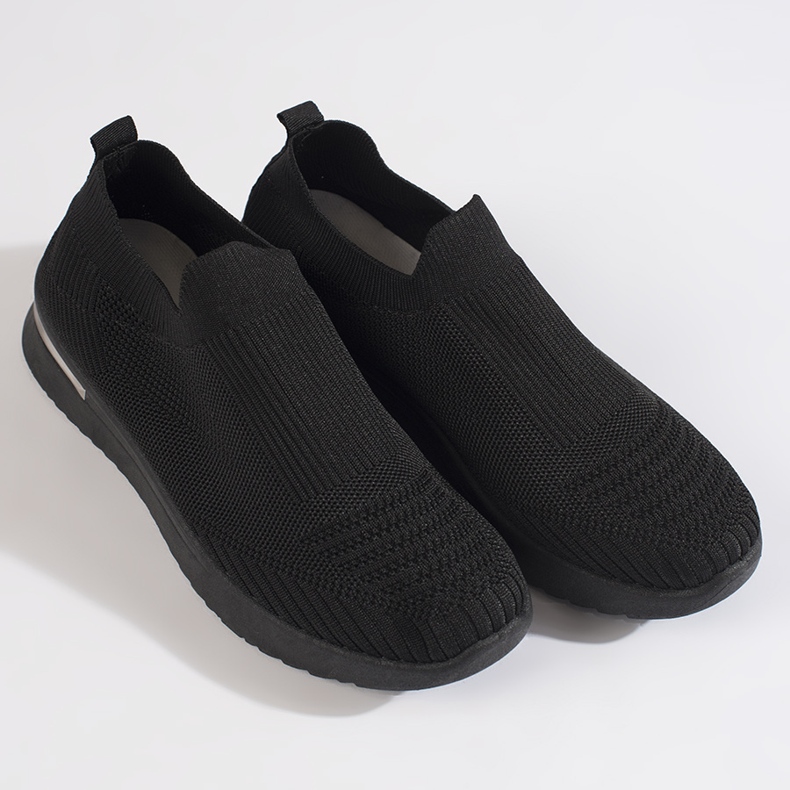 Zapatillas slip-on negras negro 1