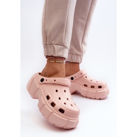 Chanclas de mujer de espuma con suela maciza rosa Witima rosado 3