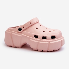 Chanclas de mujer de espuma con suela maciza rosa Witima rosado 1