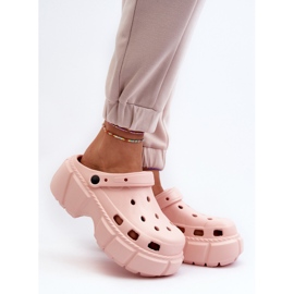 Chanclas de mujer de espuma con suela maciza rosa Witima rosado 2