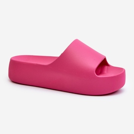 Chanclas de Mujer con Suela Gruesa Fucsia Oreithano rosado 1